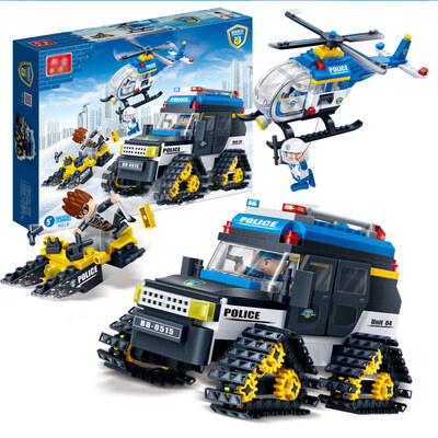 

Banbao Building Blocks Small Particle Policeman&Firefighter Series Polar Region Task