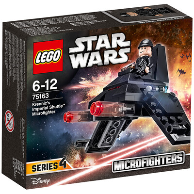 

Lego Star Wars серии от 6 до 12 лет Krennic (Kun Nike) 75163 Имперские челнок мини-истребитель Lego игрушка строительные блоки для детей