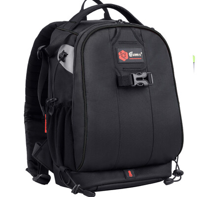 

Rimma EIRMAI pioneer series trumpet SLR camera photography bag shoulder bag Canon Nikon digital camera bag anti-theft photography backpack black