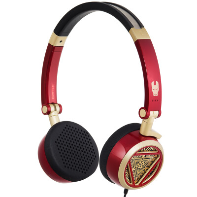 

Edifier (EDIFIER) H691 Manway Iron Man custom music headset red gold