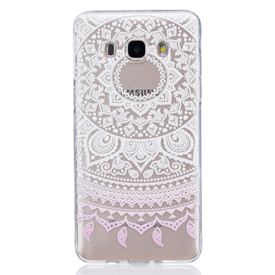 

White pattern Pattern Soft Thin TPU Rubber Silicone Gel Case Cover for SAMSUNG Galaxy J5 2016J510