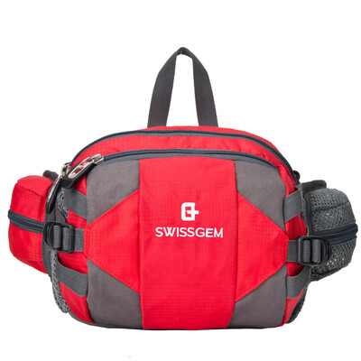 

SVVISSGEM Pouch Lightweight Multi-Position Shoulder Messenger Bag Outdoor Mountaineering Bag Casual Sports Pockets SA-7013 Red