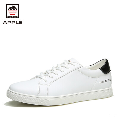 

APPLE womens & mens sport shoes white comfortable leather running shoes for men