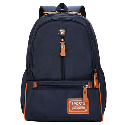 

Ванкувер (F4Y) тренд плеча сумку мужчин и женщин случайный корейский многоцелевой мешок отдыха мода большой рюкзак большой JS2828 синий