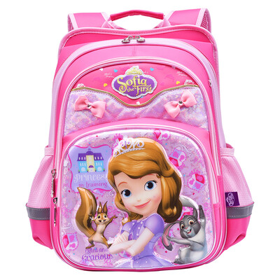 

Disney Sofia princess schoolbag ученик начальной школы сумка детская сумка девушка EVA руля сумка SS80072 роза