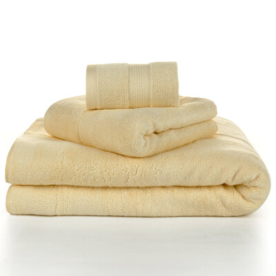 

The Bamboo Kam absorb bamboo fibre bath towel/towel 3pieces