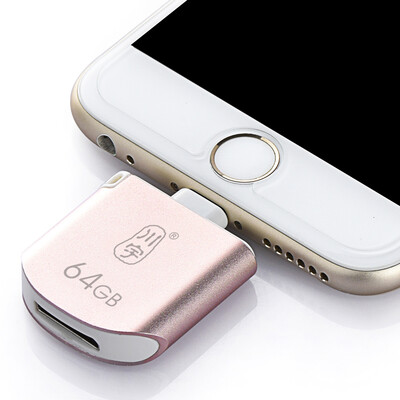 

Кавау 6 Apple, телефон U диска USB3.0 компании Apple MFi сертификации официального iPhone / IPad мобильного компьютера двойного расширения U диск Rose Gold
