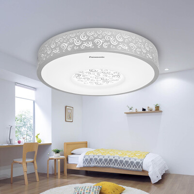 

Panasonic Panasonic LED Ceiling Light Promise Polishing Toning Bedroom Light Project Lamp Iron Light Round HHLAZ1775 21W Thinking Series White Shade No Print