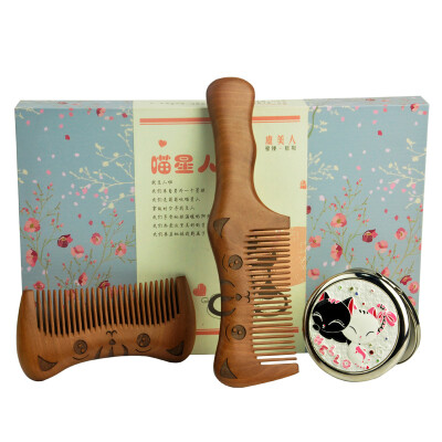 

Yu Mei Ren Taomu comb cat kit full of wood combing girlfriend to send Gui honey gift box