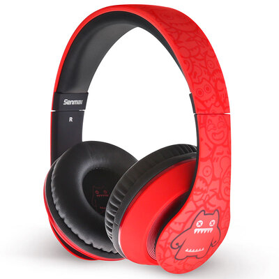 

Mengchi Devil Cat Tone Headphones Headset HiFi Headphones Computer Headphones Support Music Games Cell Phones Computers with Microphone Gantry Universal Headphones