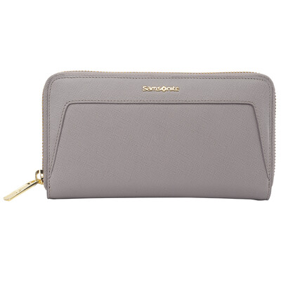 

Новая красота (samsonite) дамы первый слой кожаный кошелек длинный кошелек многофункциональный деньги с застежкой-молнией телефон сумка сумка для рук BO9 * 08001 серый