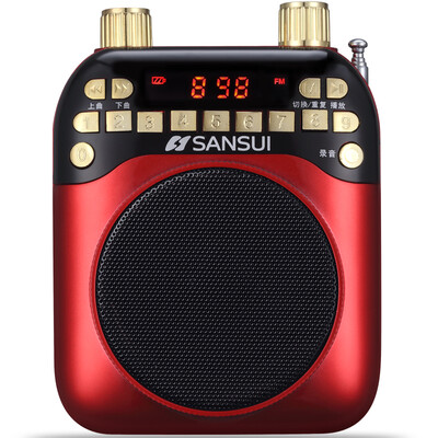 

Пейзаж SANSUI V100 небольшой пчелы портативный громкоговоритель учитель экскурсовод преподавание посвященный талия висит громкой громкоговоритель карты игрок красный