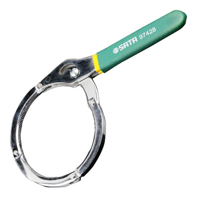 

Shida SATA 97428 Handcart Filter Wrench Filter Machine Wrench Auto Repair Machine Oil Disassembly Handcuffed Wrench Chain Wrench 75-95mm