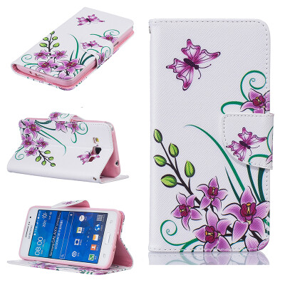 

Pink butterfly Design PU Leather Flip Cover Wallet Card Holder Case forSAMSUNG GALAXY Grand Prime G530