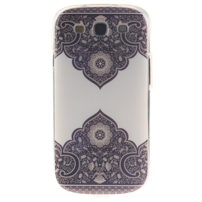 

Diagonal totem Pattern Soft Thin TPU Rubber Silicone Gel Case Cover for SAMSUNG GALAXY SIII I9300