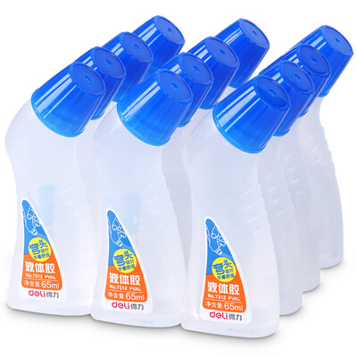 

Deli 73 high viscosity elbow glue liquid glue 65ml 12 packs of blue