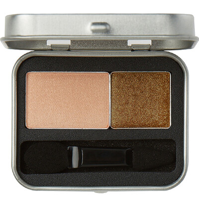

Too cool for school) art class desire two-color eye shadow box # 2 meters pink + khaki brown 2g (eye shadow nude color earth color