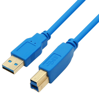 

Shanze (SAMZHE) UK-103 Позолоченный вариант USB3.0 высокоскоростной принтерный кабель для передачи данных Общественная точка доступа AM / BM для мобильного кабеля для жестких дисков 2 метра