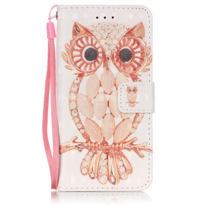 

Owl Design PU Leather Flip Cover Wallet Card Holder Case for IPHONE 6 PLUS