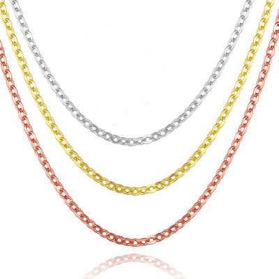 

(DEMONE) PL0142KJ01-R 18K Gold Necklace O Word Chain Gold Necklace Gold Rose Gold Platinum Chain Chain Clavicle Chain