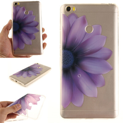 

Half flower Pattern Soft Thin TPU Rubber Silicone Gel Case Cover for XiaoMi Mi Max