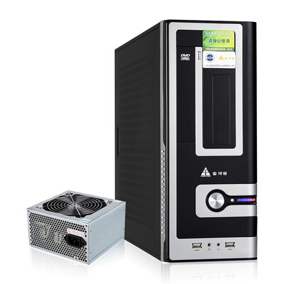 

Golden field 2061B silver black with power Rimula ATX-S3008 horizontal chassis (ATX / rated 250W power supply / HTPC applicable