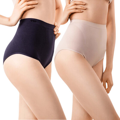 

[Jingdong supermarket] MD body seamless waist triangle underwear sexy tight mention hip body pants ladies underwear 2 fitted XL