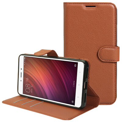 

KOOLIFE red rice NOTE4X 3GB 32GB mobile phone case holster clamshell drop card holster for red rice NOTE4X cool series - brown