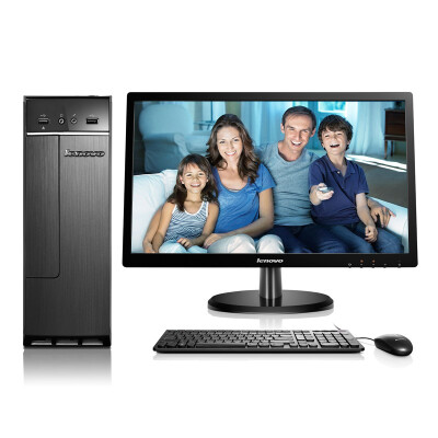 

Lenovo (Lenovo) H3060 настольного офис Компьютеры (беспроводная карта G4400 4G 500G DVD Bluetooth трехдверного Win10) 20 Yingcun