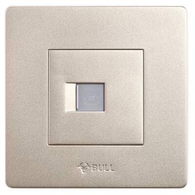 

Bull (BULL) switch socket G07 series two speakers socket audio audio type 86 panel G07T106 (U6) champagne gold