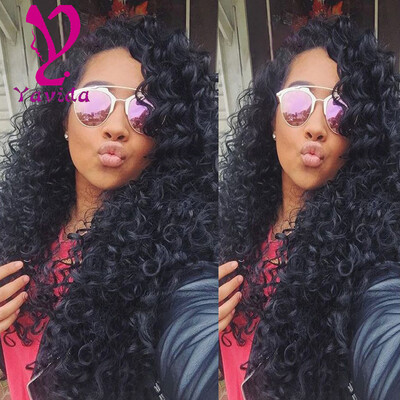 

Hot sale Indian Deep wave Virgin Hair 3 bundles Deal Unprocessed Indian curly virgin hair Weave Natural color Human Hair bundles