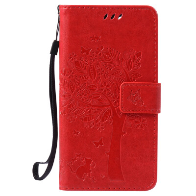

Red Tree Design PU Leather Flip Cover Wallet Card Holder Case for WIKO LENNY 2
