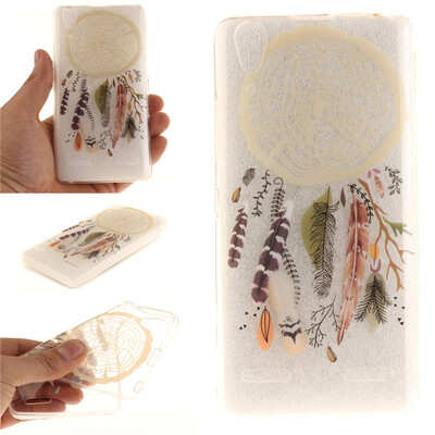 

Colorful Windbell Pattern Soft Thin TPU Rubber Silicone Gel Case Cover for Lenovo K3A6000
