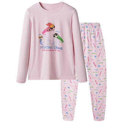 

DICI (DICI) children's suit cotton underwear suit boys and girls baby thin section home service clothes clothing pajamas air conditioning clothes 2C034D0 light pink 160