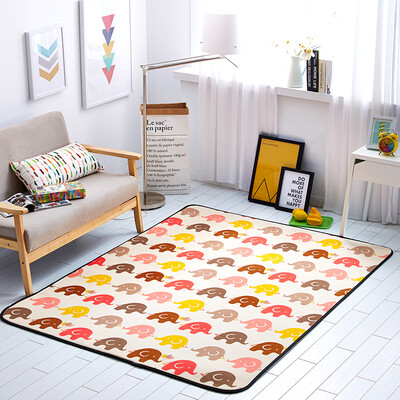 

Bejirog Thick Non-slip Doormat Foyer Livingroom Child Elephant 80195cm