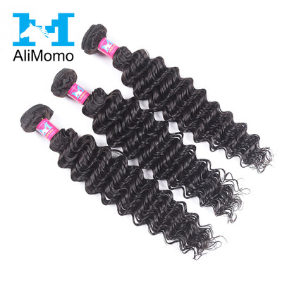 

8A Unprocessed Deep Wave Brazilian Hair Extensions 3 Bundles/lot 8"-26" Cheap Brazilian Deep Wave Virgin Hair