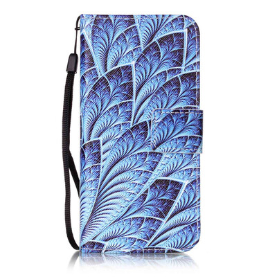 

Blue Dazzle Дизайн PU кожа флип Обложка Кошелек для карты памяти чехол для Apple iPhone 7