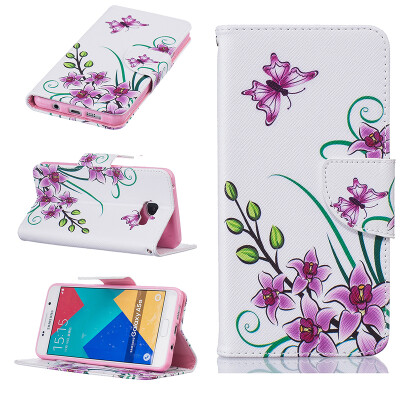 

Pink butterfly Design PU Leather Flip Cover Wallet Card Holder Case forSAMSUNG GALAXY A5 2016A510