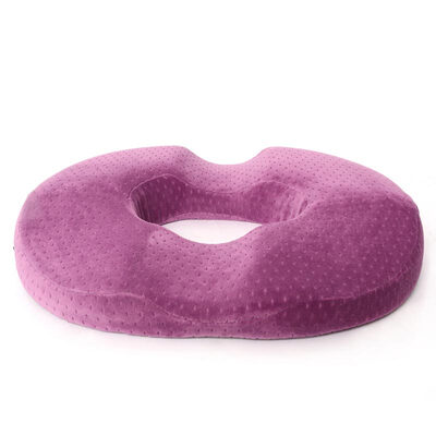 

Flying Feitian autumn&winter thickened office tail caudal hemorrhoids cushion postoperative prostate pregnant women postpartum cushion hollow breathable cushion seat cushion double U slot dark purple
