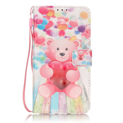 

Ballon&bear Design PU Leather Flip Cover Wallet Card Holder Case for HUAWEI P9 LITE