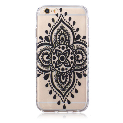 

Black Chinese knot Pattern Soft Thin TPU Rubber Silicone Gel Case Cover for IPHONE 6 Plus6S Plus