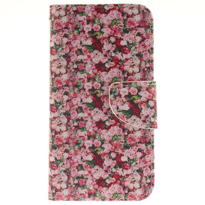 

Floral Design PU Leather Flip Cover Wallet Card Holder Case for LG G5