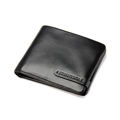 

Американский буффало кошелек мужской короткий раздел первый слой cowhide casual мужской билет держатель N4329-3B черный поперечный разрез