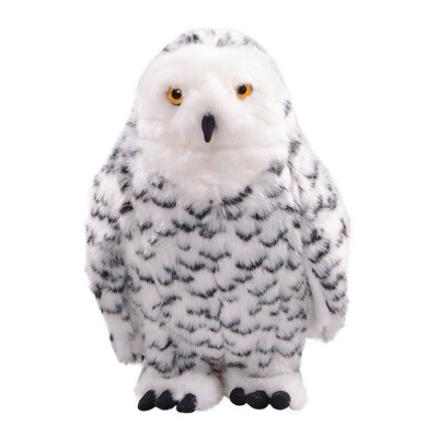 

National Geographic (NATIONALGEOGRAPHIC) North American series of animal dolls plush toys simulation model children's baby animal world ornaments snow owl 10 inch
