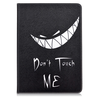 

Bad laugh Style Embossing Classic Flip Cover with Stand Function and Credit Card Slot for iPad Pro 9.7/iPad Air 3