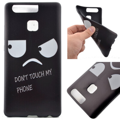 

Anger Pattern Soft Thin TPU Rubber Silicone Gel Case Cover for HUAWEI P9