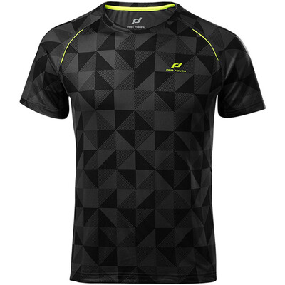 

PRO TOUCH Men's Sports Quick-action Sports T-shirt Running Training Fitness Short Sleeve 246344 906-031 Gray / Red M