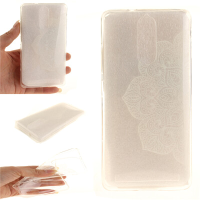 

Half white flowers Pattern Soft Thin TPU Rubber Silicone Gel Case Cover for Lenovo K5 Note