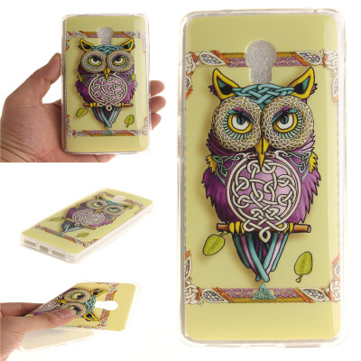 

Owl Pattern Soft Thin TPU Rubber Silicone Gel Case Cover for Lenovo VIBE P1