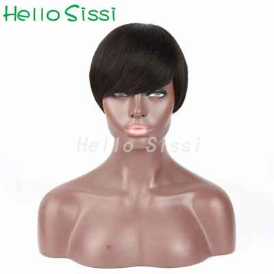 

Short Bob Wig With Bangs Wigs Human Hair Brazilian Short Bob Wigs Virgin Hair Cuts Bob Human Hair Wigs